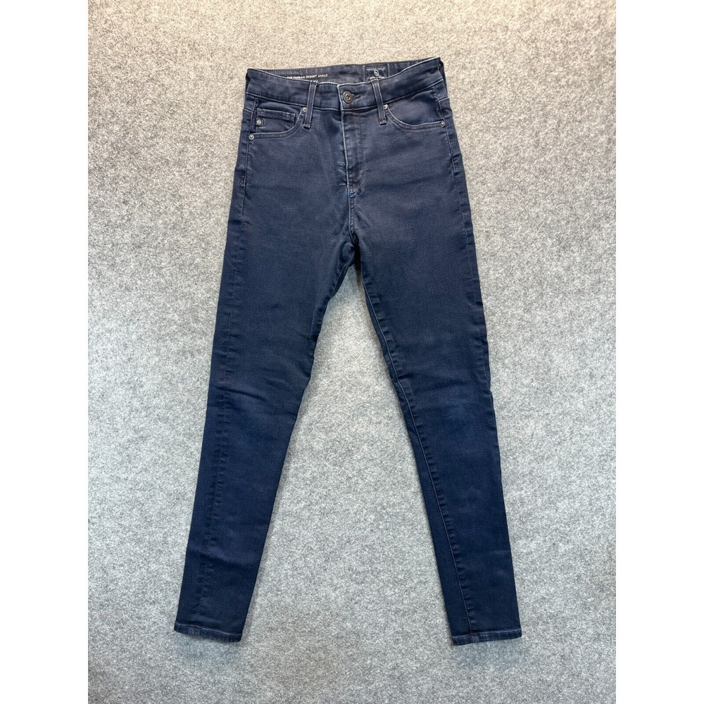 AG Adriano Goldschmied Jeans Womens 25 Farrah‎ Skinny Ankle Dark Blue High Rise